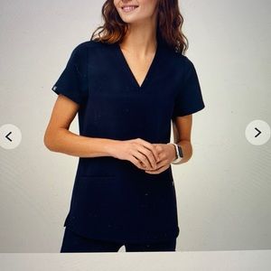 Figs Casma three pocket Scrub Navy Small